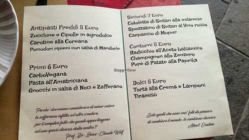 menu di questo mese at Il Giardino del Sole in Borgofranco Divrea