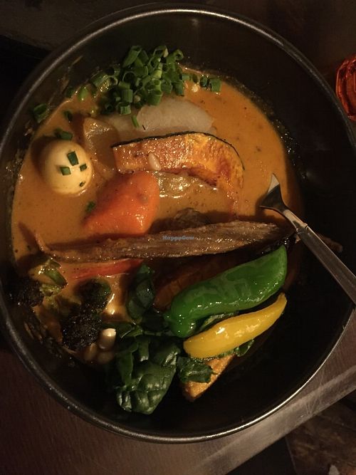 20 veg curry soup at Rojiura Curry Samurai in Sapporo