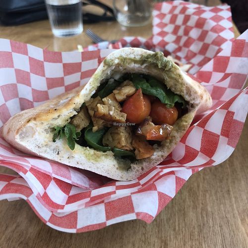 Sandwich TLT at Birona Hummus Bar in Montreal