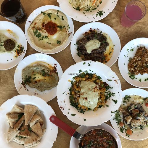 Festin pour le brunch at Birona Hummus Bar in Montreal