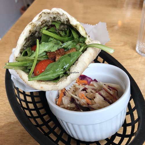 Sandwich TLT at Birona Hummus Bar in Montreal