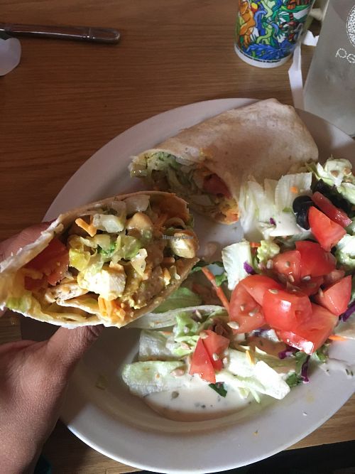 Chicken bacon ranch wrap at Junction 21 in Peosta