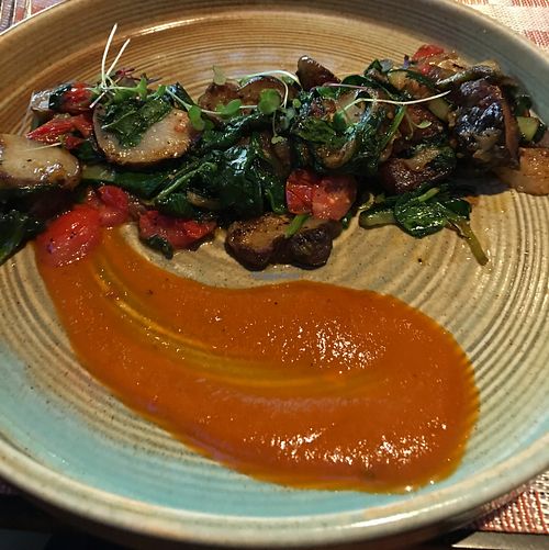 sunchoke ratatouille  at EWR - Thyme - Airport TC in Newark