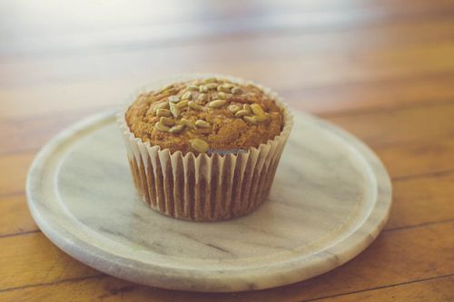 Madame Sunny Carrot Ginger Muffin at Dolled Up Desserts in Hamilton