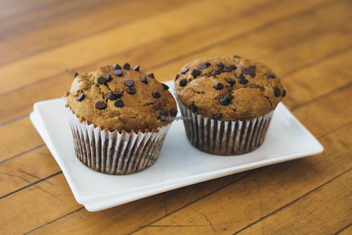 Lady Banane Banana Chocolate Chip Muffin at Dolled Up Desserts in Hamilton