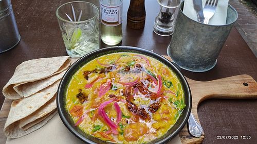 Vegetable Dal for lunch today, great choice for summer day. at The Yard in Faversham