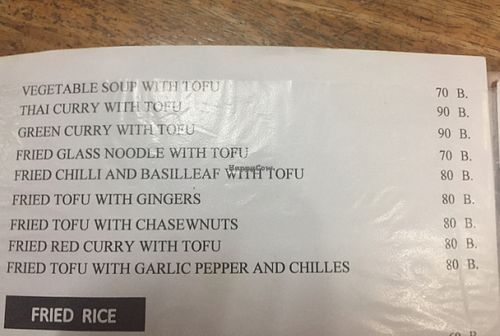 some options at Long in Koh Tao