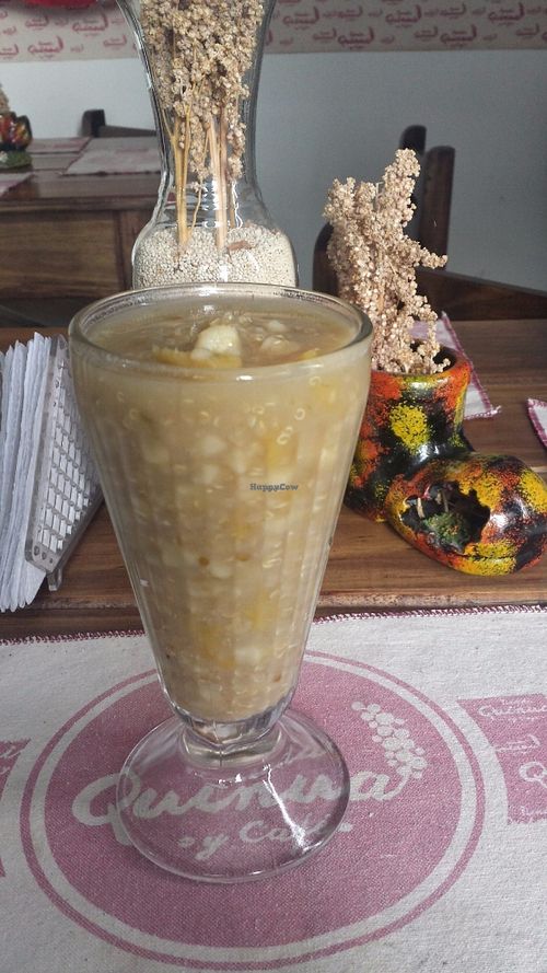 the most refreshing drink I've had! 90p at Tienda Quinua y Cafe in Popayan