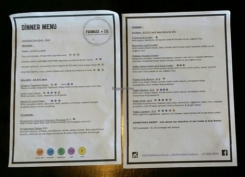 menu 3 at Frankee & Co in Logan City