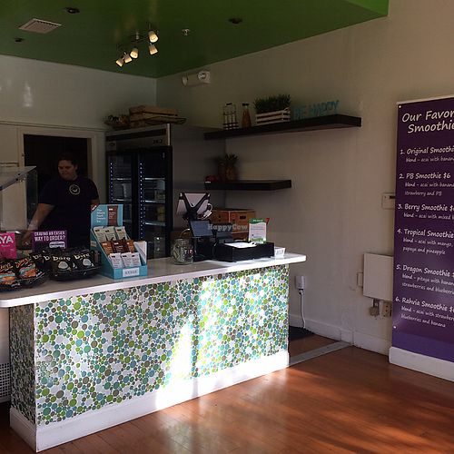 inside at Rahvia Acai Bowls in Clearwater