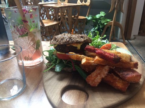 Humble Burger at Elixiba in Byron Bay