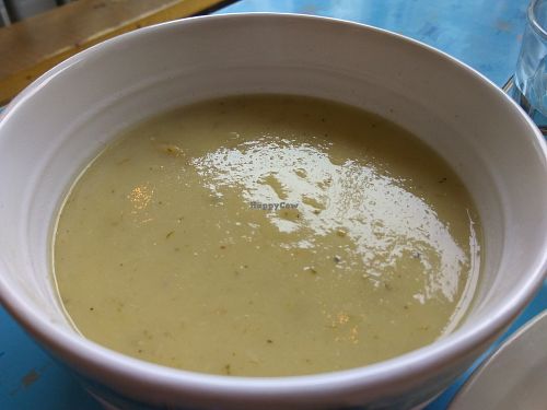 Potato and parsnip soup at Lele's in East London