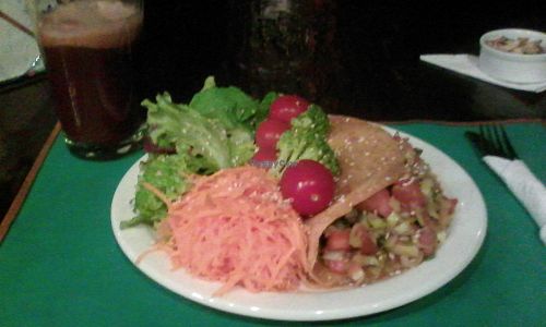 Creppé de champignon at Natural Roots in La Plata