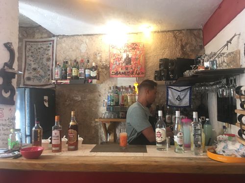Inside Restaurant  at El Shamuskia'o in Havana