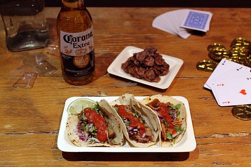The snack menu :

A quick snack before hitting the road back ! at The Mexican Standoff - Pop-up in Paris