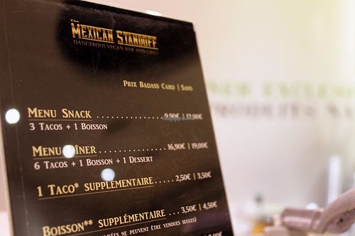 Badass dishes, soft prices !

Very affordable prices to eat good and fresh with a good appetite ! at The Mexican Standoff - Pop-up in Paris