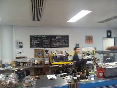 Louise in a blur at Kings Wholefood Artisan in Palmerston