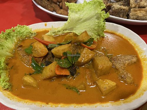 Curry meat- the best! #Veganuary at Yisin - Indah in Johor Bahru