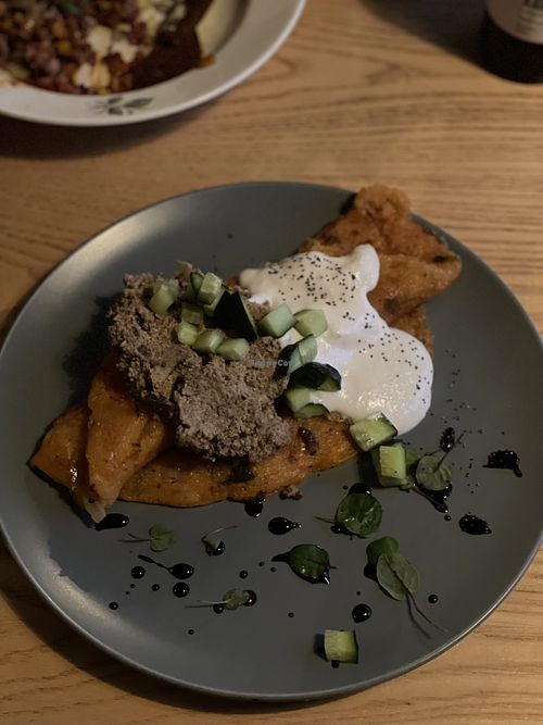 Kimchi pancake   at Mox in Moscow