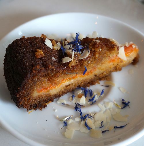 Rhubarb/Apricot Tart at L'Abattoir Vegetal - Guisarde in Paris