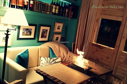 very cosy little place at La Negra Criolla in Mallorca