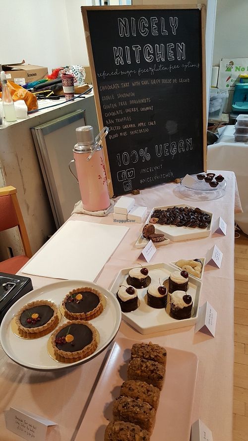 Vegan treats at Nicely Kitchen in Manchester