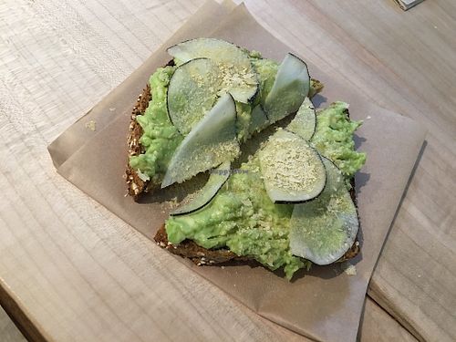 avocado toast at nutbar - Summerhill in Toronto
