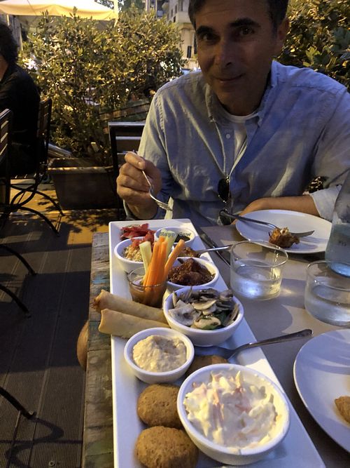 The sampler appetizer plate. Get to try it all! at Haiku in Palermo