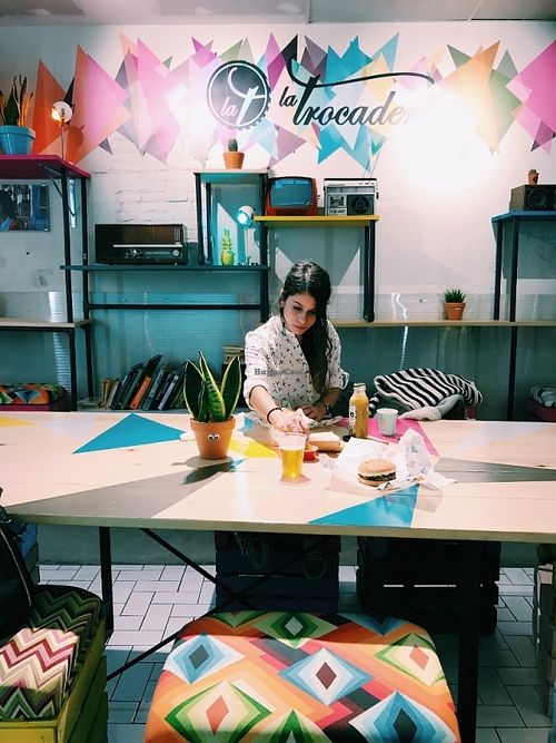 Interior design at La Trocadero in Barcelona