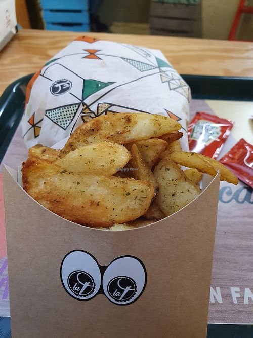 Fries at La Trocadero in Barcelona