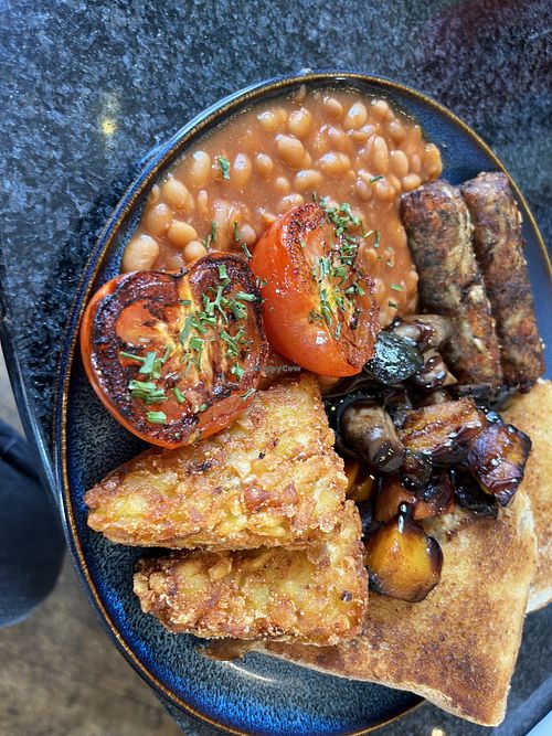 Delicious vegan breakfast   at Damn Fine Cafe in Lichfield