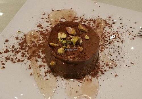 Chocolate cake at Organi Chiado in Lisbon
