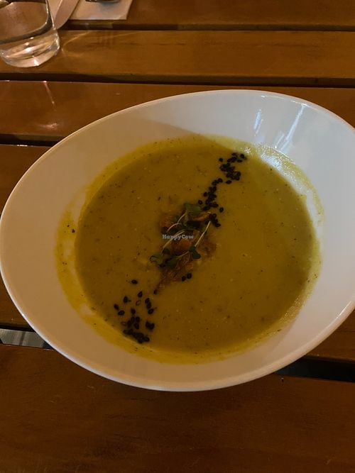 Soup of the day at Organi Chiado in Lisbon