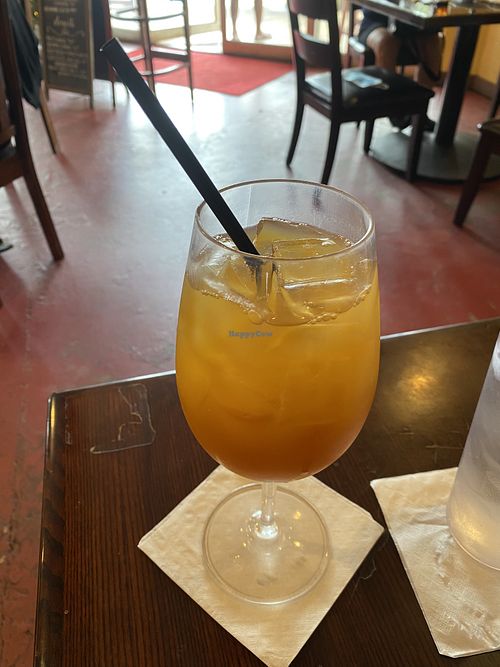 Calamansi iced tea at MCS Grill in Hanapepe