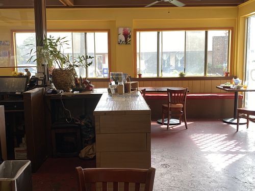 Window seats  at MCS Grill in Hanapepe