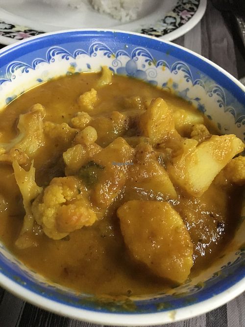 Aloo Gobi at Nisha Restaurant  in Phonsavan