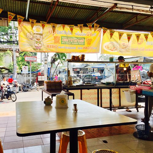 from inside at Hua Hin Vegan Restaurant in Hua Hin