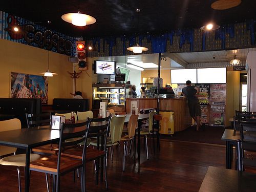 inside at Central Cafe and Grill in Geraldine