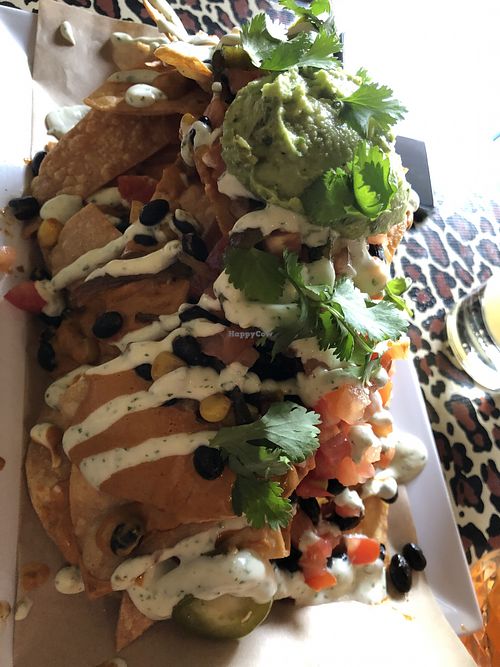 Nachos at No Bones Beach Club in Portland