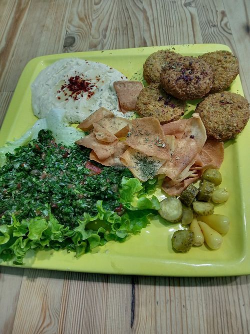 Falafel Menü at Falafel Koy in Istanbul