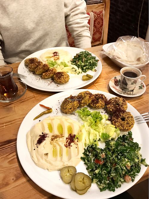 Hummus & Falafel at Falafel Koy in Istanbul