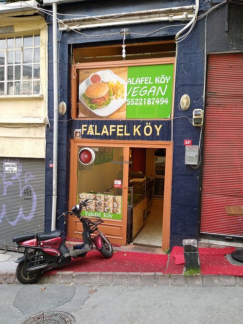Restaurant exterior at Falafel Koy in Istanbul