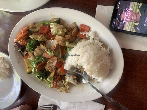 Eggplant - little shy on the eggplant   at Coconut on T in Sacramento