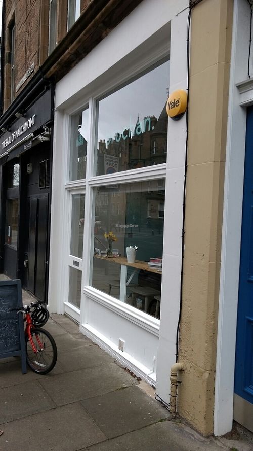 outside at Brochan in Edinburgh