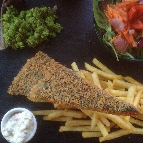 Amazing ";fish"; and chips! at Sanctuary in South West London