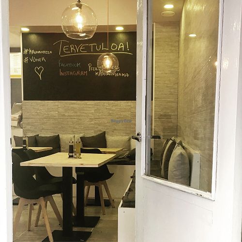 interior of the renovated Pizza Express at Pizza Express - Mariankatu in Helsinki