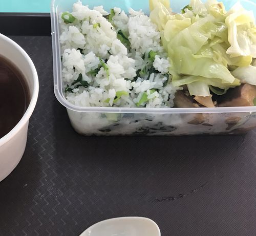 lunch set at Ho's Kitchen in Kowloon