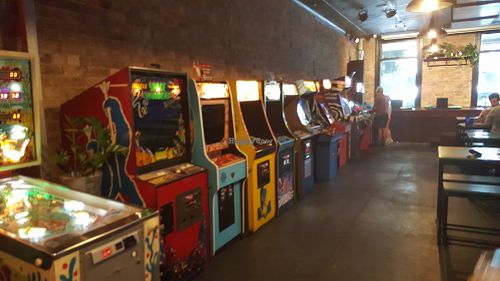 Arcade games! at Netherworld in Fortitude Valley