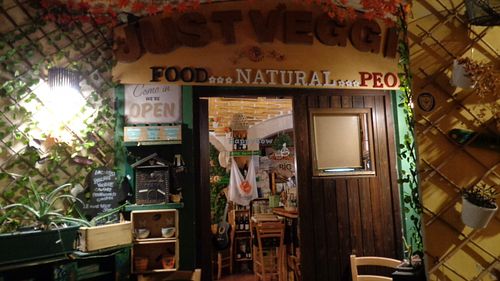 Main entrance. at JustVeggie in Siracusa