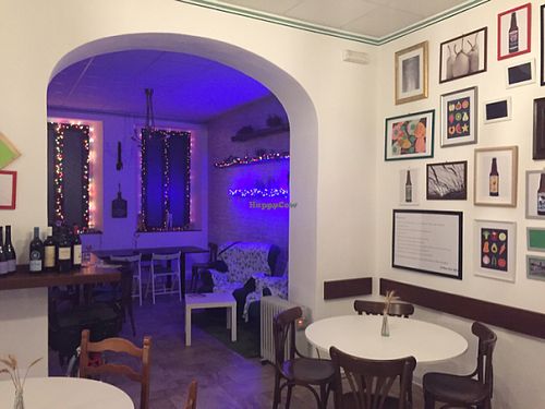 Tables at L'Orteria in Lodi